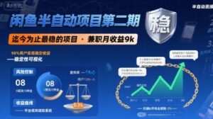 闲鱼半自动项目第二期,可能是迄今为止最稳的项目,兼职月收益9k-中创网_分享创业项目_助您在家赚钱