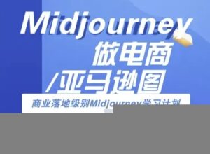 Midjourney做电商亚马逊图-商业落地级别Midjourney学习计划-AI跨境电商教程-中创网_分享创业项目_助您在家赚钱