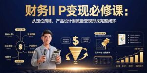 (15728期)财务IP变现必修课:从定位策略、产品设计到流量变现形成完整闭环-中创网_分享创业项目_助您在家赚钱