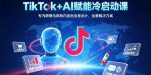 (15561期)TikTok+AI赋能冷启动课:专为跨境电商和内容创业者设计,全套解决方案-中创网_分享创业项目_助您在家赚钱