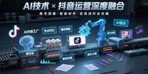(15630期)AI技术与抖音运营的深度融合应用:涵盖账号搭建、内容创作、收益变现等-中创网_分享创业项目_助您在家赚钱