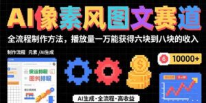 (15572期)AI像素风图文赛道:全流程制作方法,播放量一万能获得6块到8块的收入-中创网_分享创业项目_助您在家赚钱
