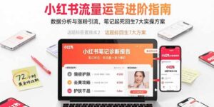 (15827期)小红书流量运营进阶指南,数据分析与涨粉引流,笔记起死回生7大实操方案-中创网_分享创业项目_助您在家赚钱