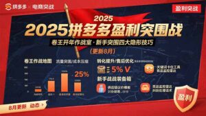 (15687期)2025拼多多盈利突围战:卷王开年作战室,新手突围四大隐形技巧(更新8月)-中创网_分享创业项目_助您在家赚钱