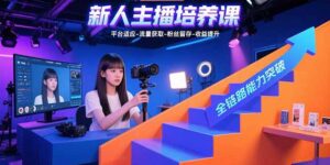 (15701期)新人主播培养课:平台适应-流量获取-粉丝留存-收益提升 全链路能力突破-中创网_分享创业项目_助您在家赚钱