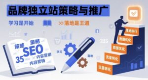 品牌独立站策略与推广,学习是开始,落地是王道-中创网_分享创业项目_助您在家赚钱