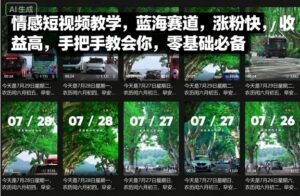 情感短视频教学，蓝海赛道，涨粉快，收益高，手把手教会你，零基础必备-中创网_分享创业项目_助您在家赚钱