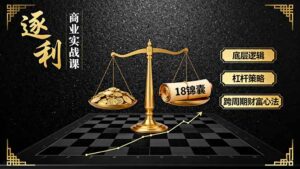 (16046期)《逐 利》商业实战课,底层逻辑、杠杆策略、18锦囊,跨周期财富心法-中创网_分享创业项目_助您在家赚钱