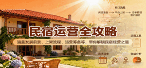 民宿运营全攻略：涵盖发展前景、上架流程、运营筹备等，带你解锁民宿经营之道-中创网_分享创业项目_助您在家赚钱