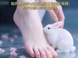如何用即梦ai生成爆款玉足美足视频，即梦出图+即梦出视频，快速涨粉-中创网_分享创业项目_助您在家赚钱