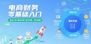 电商财务零基础入门,基础认知+基础实操+进阶突破,轻松掌握-中创网_分享创业项目_助您在家赚钱