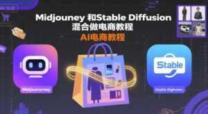 Midjourney和Stable Diffusion混合做电商教程-ai电商教程-中创网_分享创业项目_助您在家赚钱