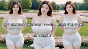 微胖女孩舞蹈AI视频制作提示词（含绘图词、视频词） 跳舞+视频教程-中创网_分享创业项目_助您在家赚钱