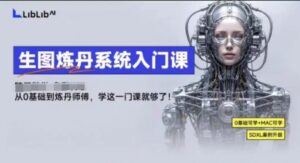 LibLibAI哩布哩布生图炼丹系统入门课，从生图到炼丹，只学这一门就够了-中创网_分享创业项目_助您在家赚钱
