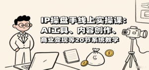 IP操盘手线上实操课:AI工具、内容创作、商业变现等20节系统教学-中创网_分享创业项目_助您在家赚钱