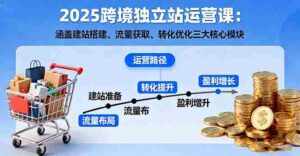 (16211期)2025跨境独立站运营课:涵盖建站搭建、流量获取、转化优化三大核心模块-中创网_分享创业项目_助您在家赚钱