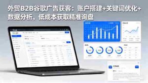 (16389期)外贸B2B 谷歌广告获客:账户搭建+关键词优化+数据分析 低成本获取精准询盘-中创网_分享创业项目_助您在家赚钱