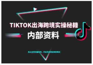TikTok跨境电商0-1搭建运营,TK出海跨境实操秘籍(10月更新)-中创网_分享创业项目_助您在家赚钱