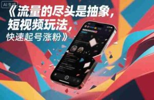 流量的尽头是抽象，抽象新奇特短视频玩法，快速起号涨粉-中创网_分享创业项目_助您在家赚钱