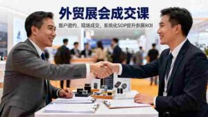 (16356期)外贸展会成交课,含目标制定、客户邀约、现场成交,系统化SOP提升参展ROI-中创网_分享创业项目_助您在家赚钱