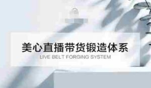 直播带货锻造体系课，5G时代美心一站式帮你开启直播带货之路【音频】-中创网_分享创业项目_助您在家赚钱