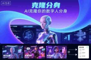 AI数字人认知实操课，克隆你的数字人分身-中创网_分享创业项目_助您在家赚钱