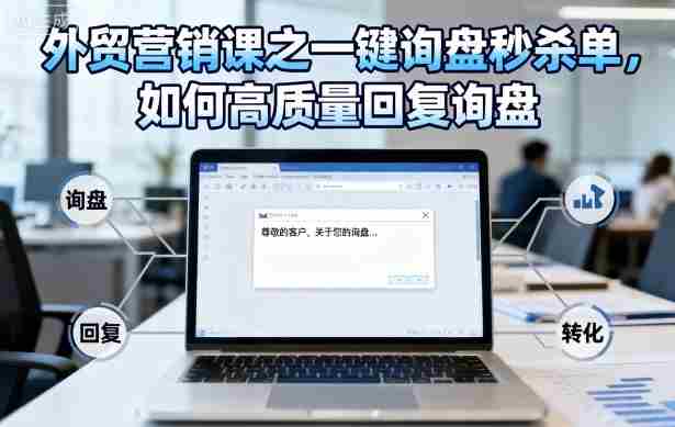 外贸营销课之一键询盘秒杀单,如何高质量回复询盘