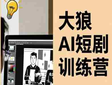 大狼AI短剧训练营-短剧课程（更新中）-中创网_分享创业项目_助您在家赚钱