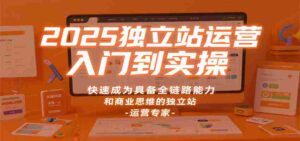 2025独立站运营入门到实操,快速成为具备全链路能力和商业思维的独立站运营专家-中创网_分享创业项目_助您在家赚钱