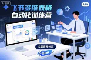 飞书多维表格自动化训练营,手把手教你告别重复处理,用多维表格开启高效办公新模式-中创网_分享创业项目_助您在家赚钱