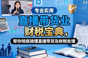 直播带货业财税宝典,帮你彻底搞懂直播带货及财税处理-中创网_分享创业项目_助您在家赚钱