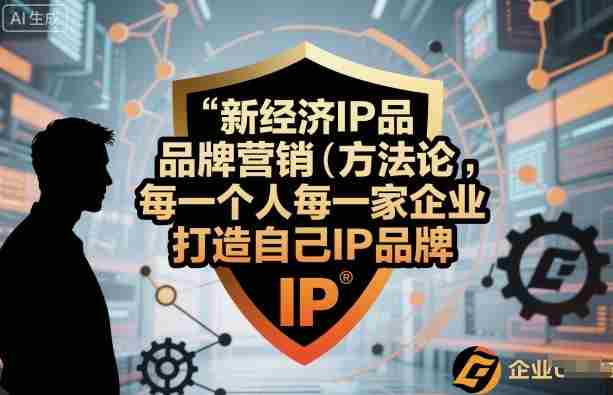 新经济IP品牌营销方法论，每一个人每一家企业都应该打造自己IP品牌-中创网_分享创业项目_助您在家赚钱