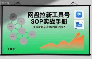 网盘拉新工具号SOP实战手册,打造没有天花板的被动收入-中创网_分享创业项目_助您在家赚钱
