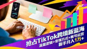 (16640期)抢占TikTok跨境新蓝海:流量逻辑+变现方式+账号运营,新手月入1万+-中创网_分享创业项目_助您在家赚钱