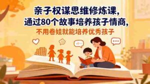 (16455期)亲子权谋思维修炼课,通过80个故事培养孩子情商,不用卷娃就能培养优秀孩子-中创网_分享创业项目_助您在家赚钱