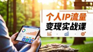 (16525期)个人IP流量变现实战课,涵盖多平台引流、打造个人IP并实现稳定流量变现-中创网_分享创业项目_助您在家赚钱