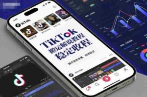 TikTok搬运解说教程，稳定收益，操作简单易懂，批量可做，持续稳定-中创网_分享创业项目_助您在家赚钱
