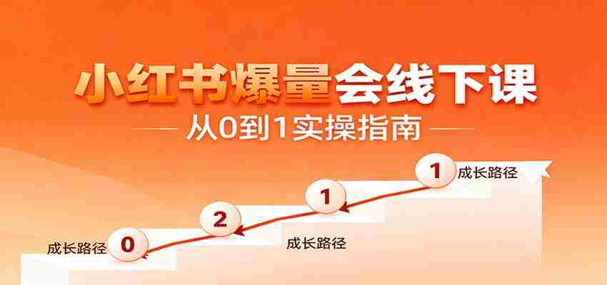 小红书爆量会线下课，聚焦小红书运营全流程，从0到1爆店实操方案-中创网_分享创业项目_助您在家赚钱
