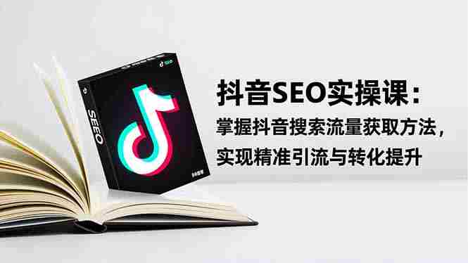 （16514期）抖音SEO实战引流课：掌握抖音搜索流量获取方法，实现精准引流与转化提升-中创网_分享创业项目_助您在家赚钱