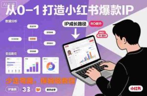 从0-1如何打造一个小红书爆款IP，少走弯路，保姆级教程-中创网_分享创业项目_助您在家赚钱