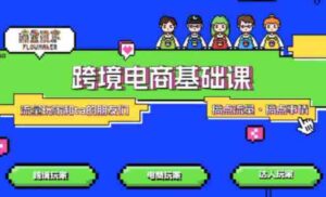TikTok跨境电商基础课,专为想深耕跨境赛道的粉丝打造,解决抖音外站教学限制痛点-中创网_分享创业项目_助您在家赚钱