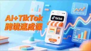 (16745期)AI+TikTok跨境速成课,智能翻译、店铺定位、流程拆解,7天高效上线运营-中创网_分享创业项目_助您在家赚钱