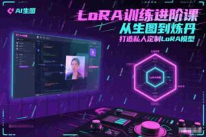 LoRA训练进阶课,从生图到炼丹,打造私人定制LoRA模型-中创网_分享创业项目_助您在家赚钱