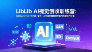 (16983期)LibLIb AI视觉创收训练营:SD+ComfyUI+PS合成+案例,从生成到精修的全套AI视觉创作技能-中创网_分享创业项目_助您在家赚钱