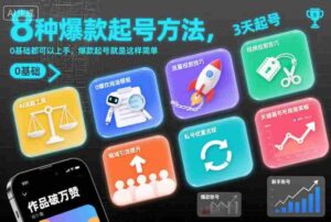 8种爆款起号方法，0基础都可以上手，爆款起号就是这样简单-中创网_分享创业项目_助您在家赚钱