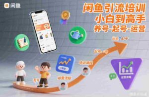 闲鱼引流培训，小白到高手，养号-起号-运营-中创网_分享创业项目_助您在家赚钱