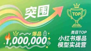 (16922期)小红书爆品模型实战营,从新品突围到成为类目TOP,可复制路径,打造多个营收百万级爆品-中创网_分享创业项目_助您在家赚钱