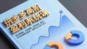 (16843期)拼多多高阶盈利系统课,强付费策略、活动爆破、首页推荐,实现店铺稳定盈利(更新12月)-中创网_分享创业项目_助您在家赚钱