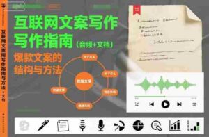 互联网文案写作指南爆款文案的结构与方法(音频+文档)-中创网_分享创业项目_助您在家赚钱