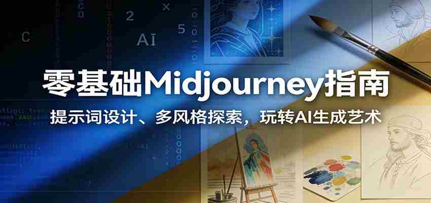 零基础Midjourney指南：提示词设计、多风格探索，玩转AI生成艺术-中创网_分享创业项目_助您在家赚钱